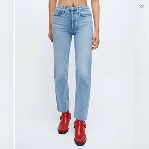 Re/Done Stovepipe highrise jean
